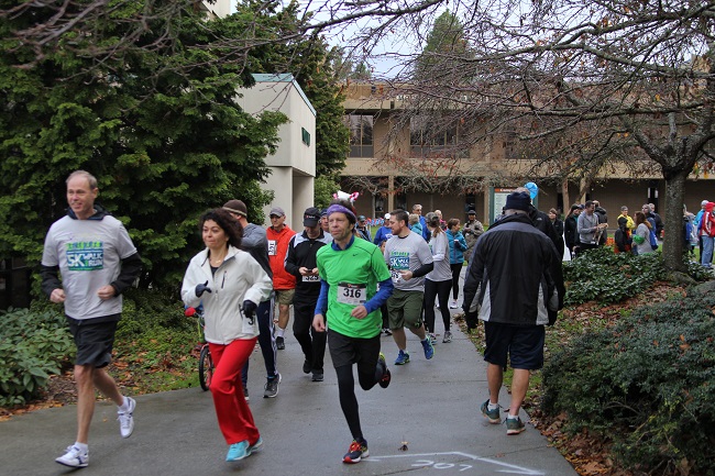 Edmonds Community College in Washington raised $42,300 at its first 5K Walk and Run. Photo: ECC