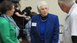 ​ North Carolina Rep. Virginia Foxx at Mayland Community College this spring. She previously served as president of the college.