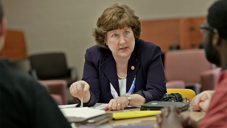 Kris Williams, president of Henderson Community College in Kentucky, returns to her college from AACC conventions inspired and chock full of ideas to share with her team. Photo: HCC