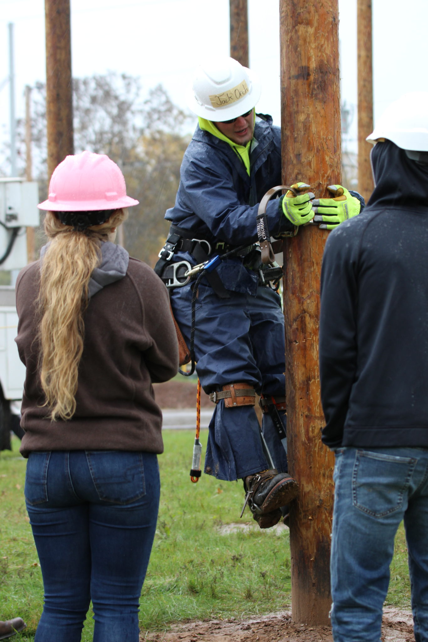 NWTCStudentDemonstratesPoleClimb Community College Daily