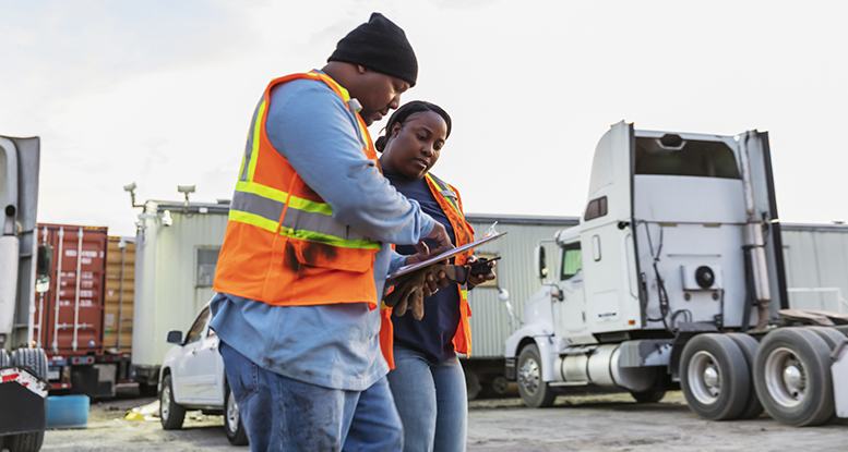 Truck driver on sale safety vest